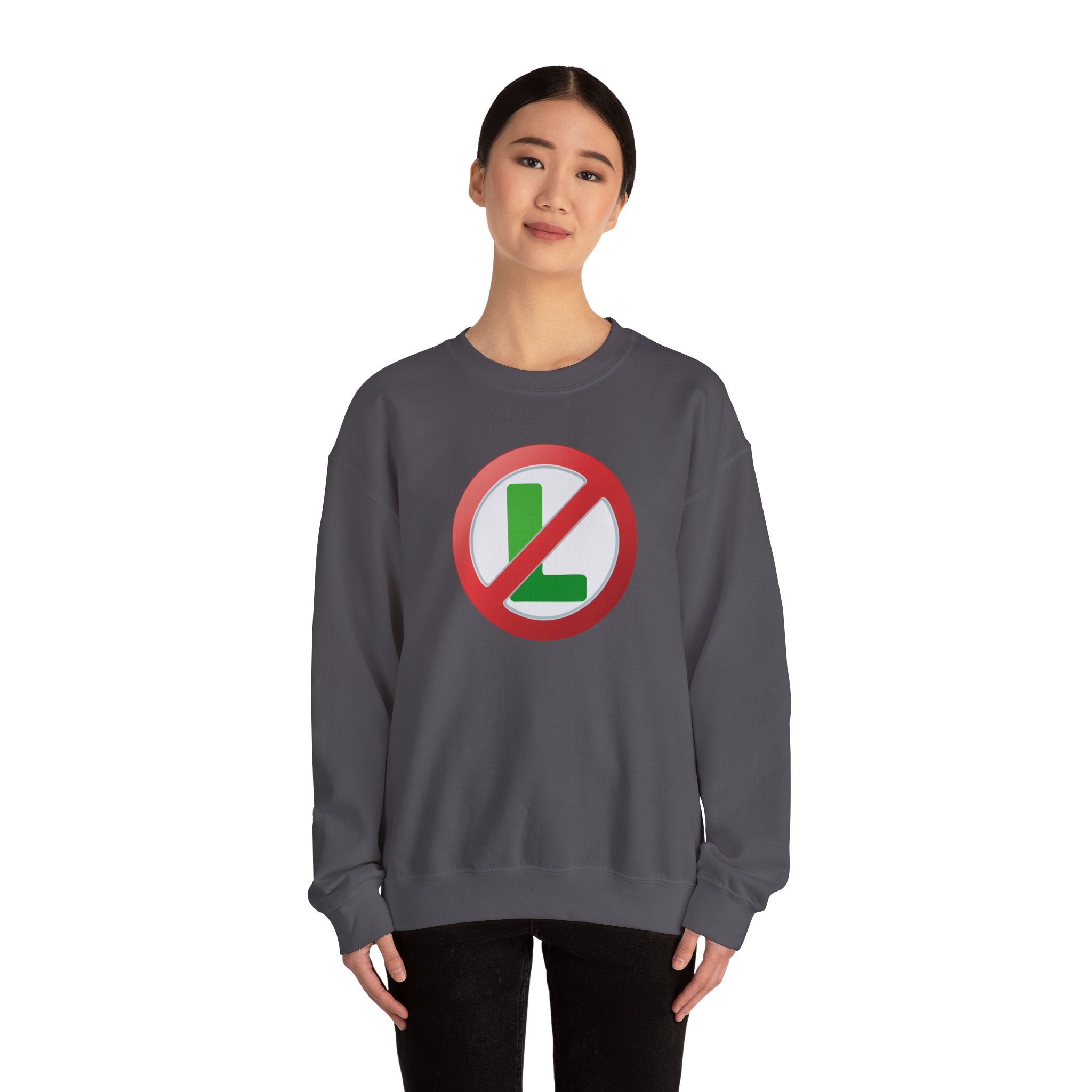 "No L" Christmas Sweatshirt | Funny Noel Pun Design - Deez Teez