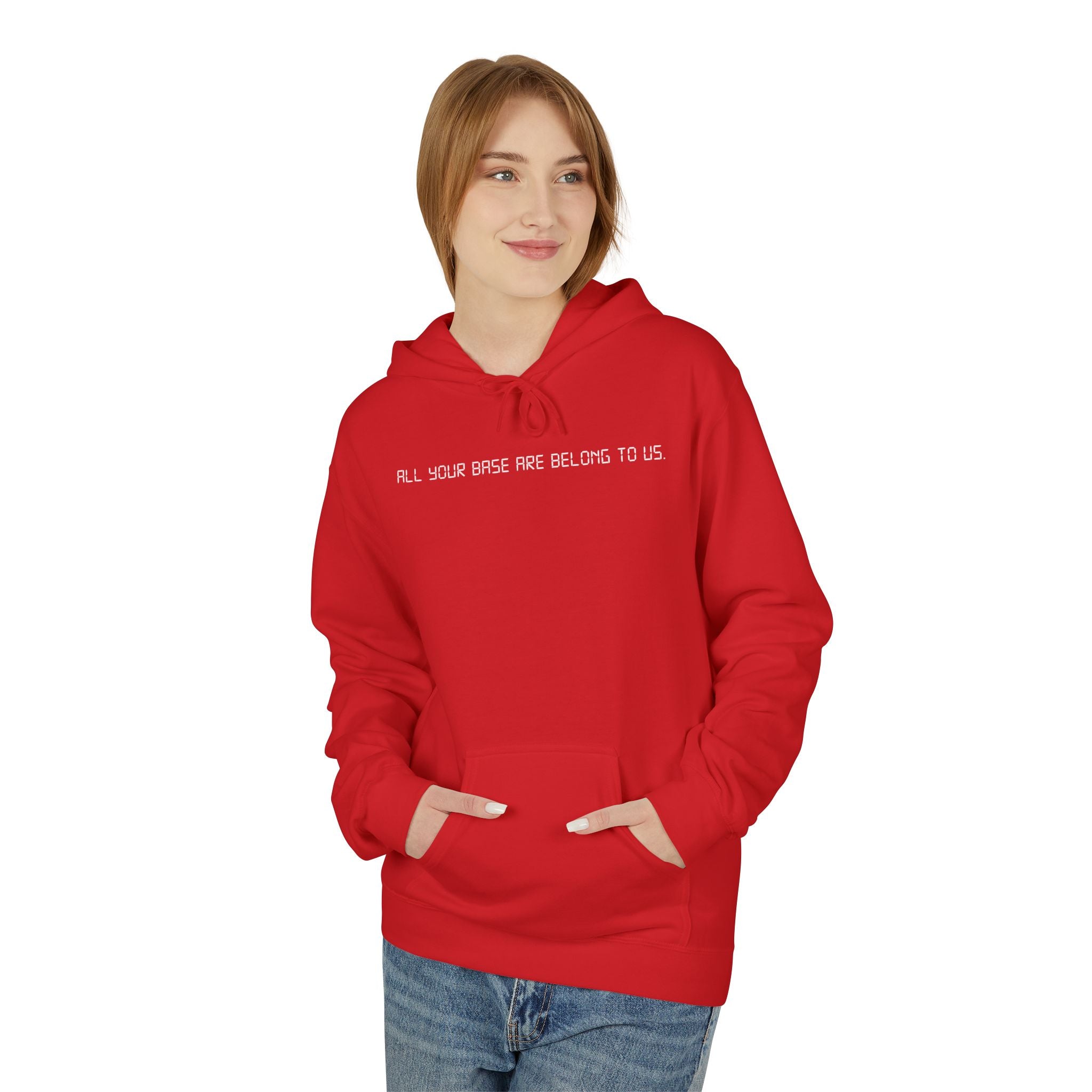 All Your Base Are Belong To Us - Zero Wing Retro Gamer Meme Hoodie - Deez Teez